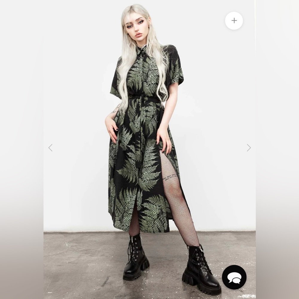 DISTURBIA FERN MAXI DRESS (UK20)